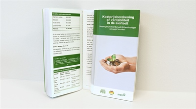 Brochure 'Kostprijsberekening en rentabiliteit in de sierteelt'